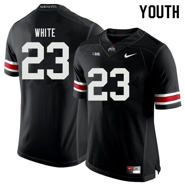 Ohio State Buckeyes #23 De'Shawn White Youth NCAA Jersey Black